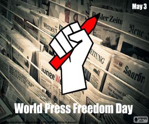yapboz Dünya basın özgürlüğü günü